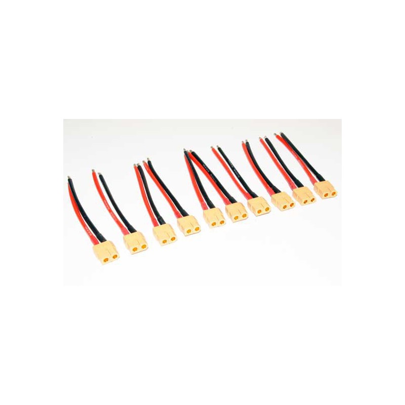 Charger for accusation for radiocheted device 10 cables 10cm + XT60 female | Scientific-MHD