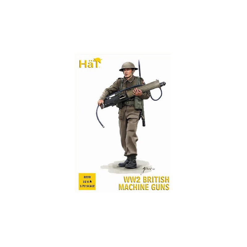 English machine guns figurine wwii 1/72 | Scientific-MHD