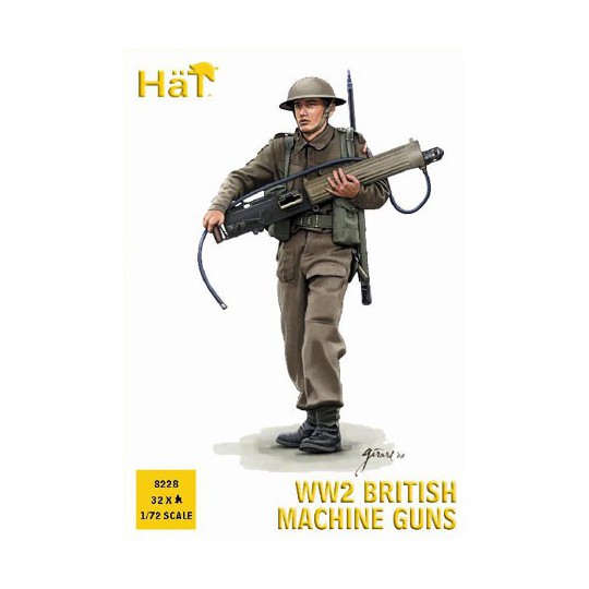 English machine guns figurine wwii 1/72 | Scientific-MHD