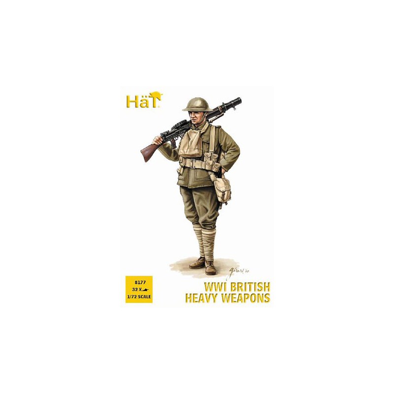 English heavy weapons figurine wwi 1/72 | Scientific-MHD