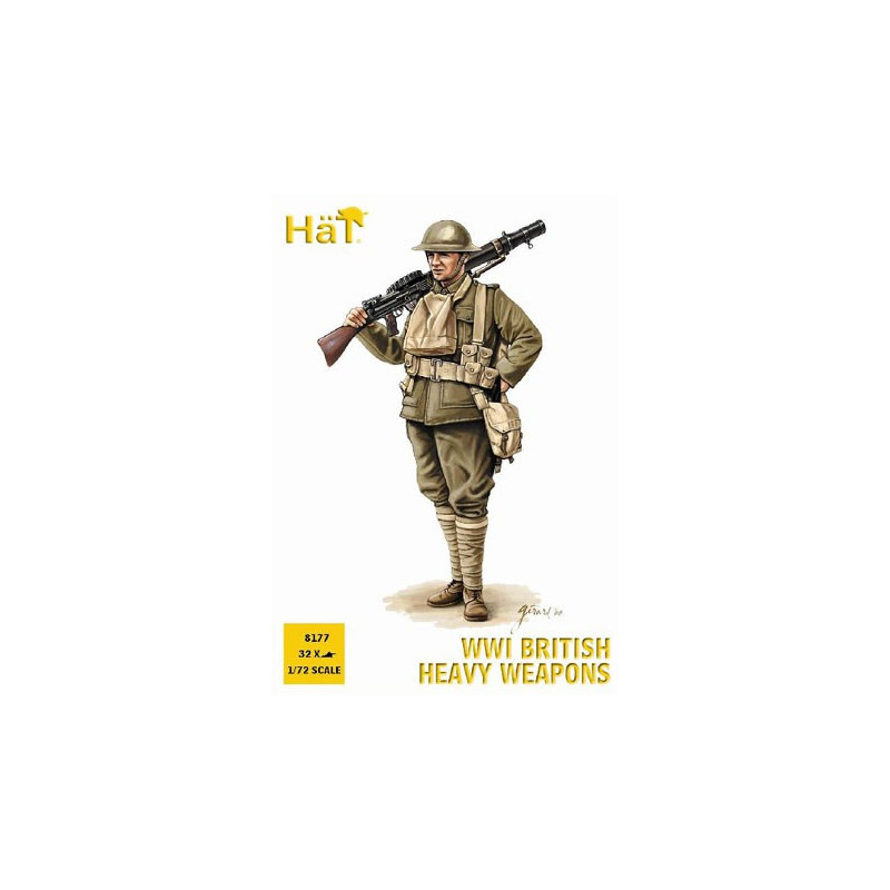 English heavy weapons figurine wwi 1/72 | Scientific-MHD
