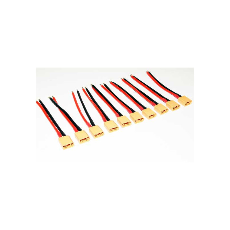 Charger for accusation for radiocheted device 10 cables 10cm + xt60 male | Scientific-MHD