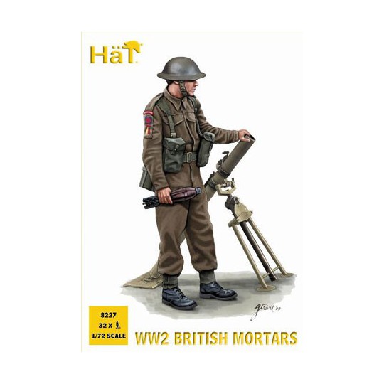 English mortar figurine wwii1/72 | Scientific-MHD