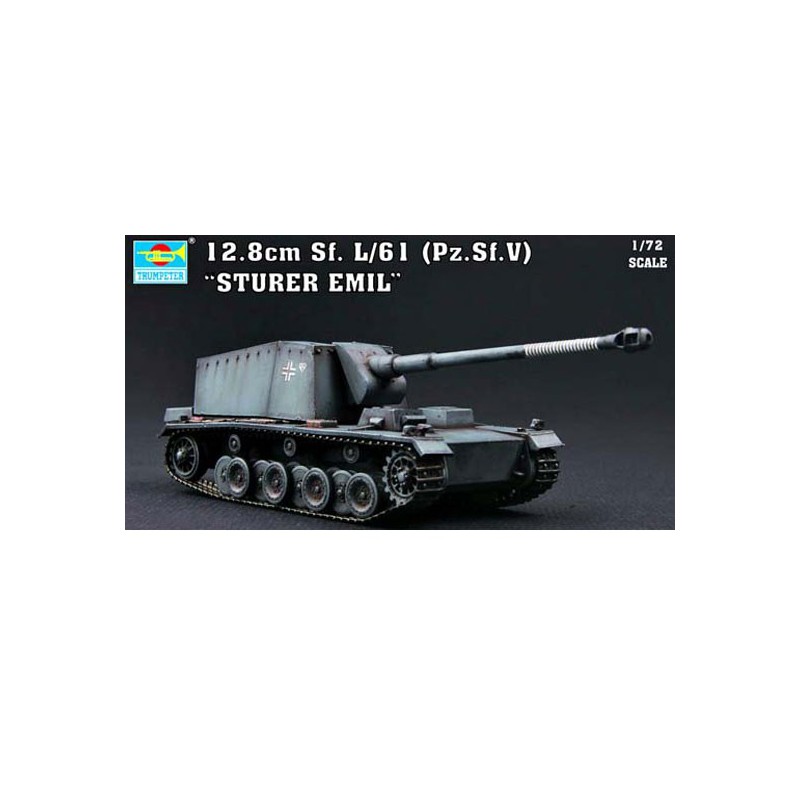 Plastic tank model German 12.8cm Selbstfahrlafette L/61 | Scientific-MHD