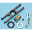 Embedded accessory aluminum hub 50mm 0 ° 3.2mm axis | Scientific-MHD