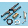 Embedded accessory aluminum hub 50mm 0 ° 3.2mm axis | Scientific-MHD
