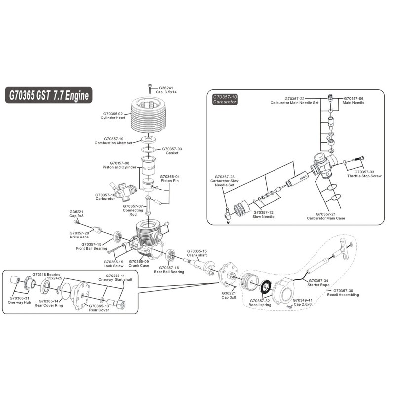 Radio heat engine engine CEN NX76 Genesis .46 | Scientific-MHD