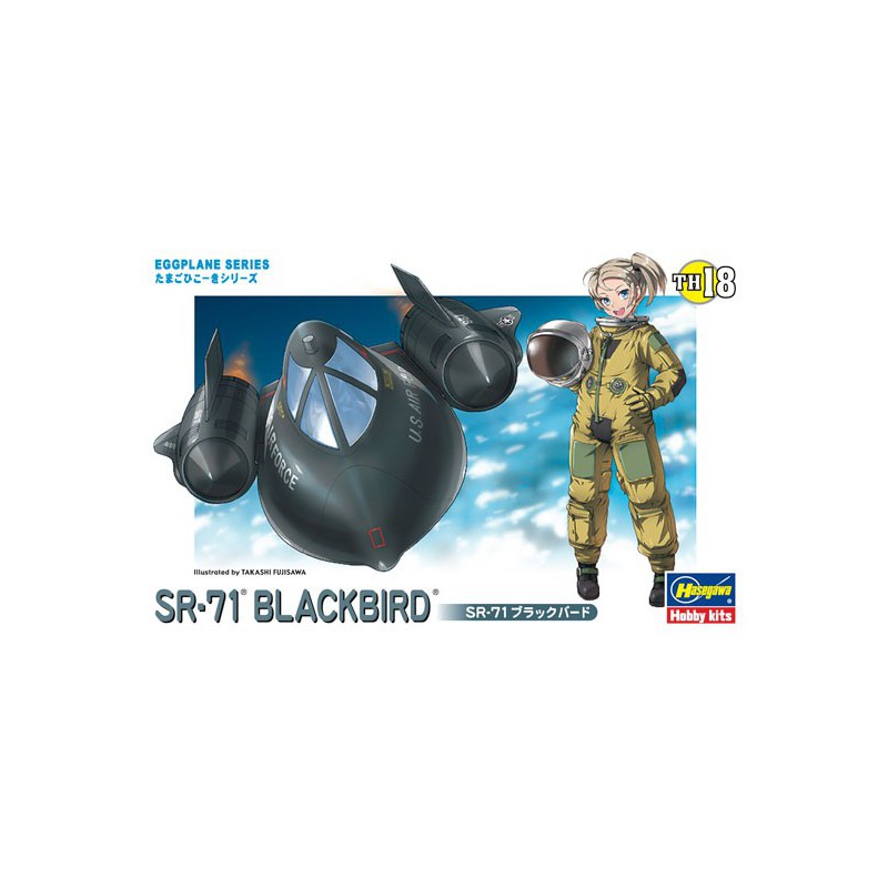 Egg SR-71 Blackbird plastic plane model | Scientific-MHD