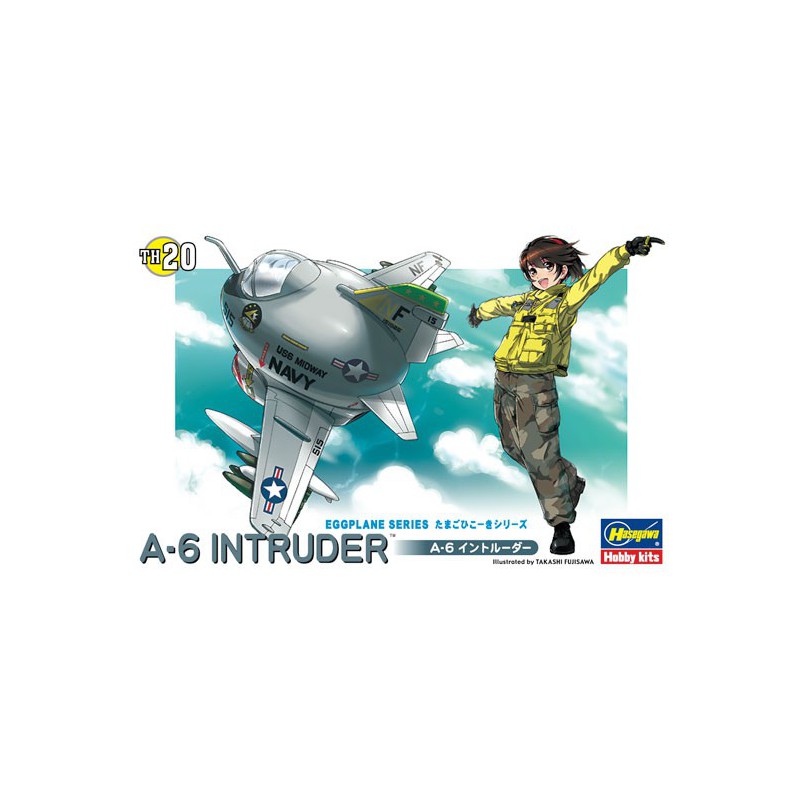 Egg plastic plane model A-6 Intruder | Scientific-MHD