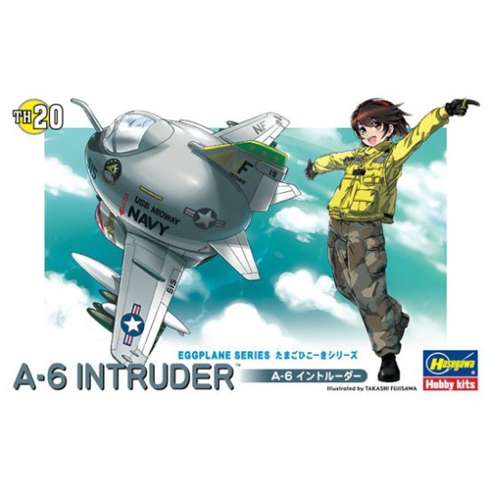 Egg plastic plane model A-6 Intruder Egg plastic plane model A-6 Intruder | Scientific-MHD