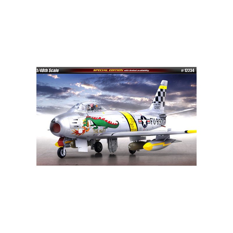 Plastic plane model F-86F Saber The Huff 1/48 | Scientific-MHD