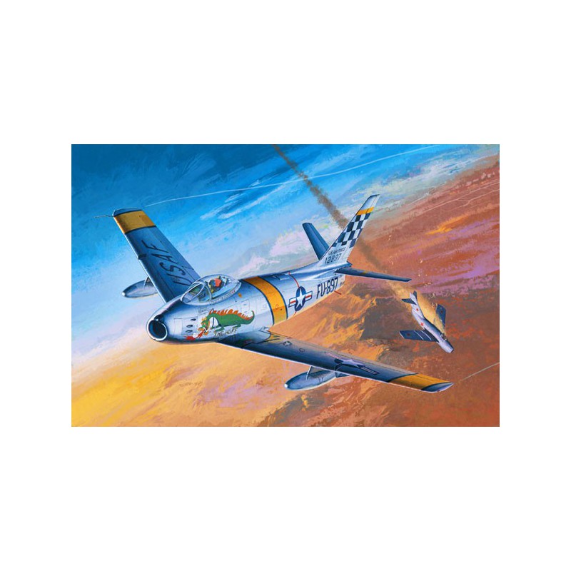 Plastic plane model F-86F Saber The Huff 1/48 | Scientific-MHD
