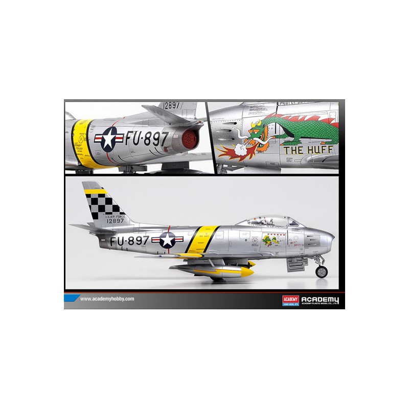 Plastic plane model F-86F Saber The Huff 1/48 | Scientific-MHD