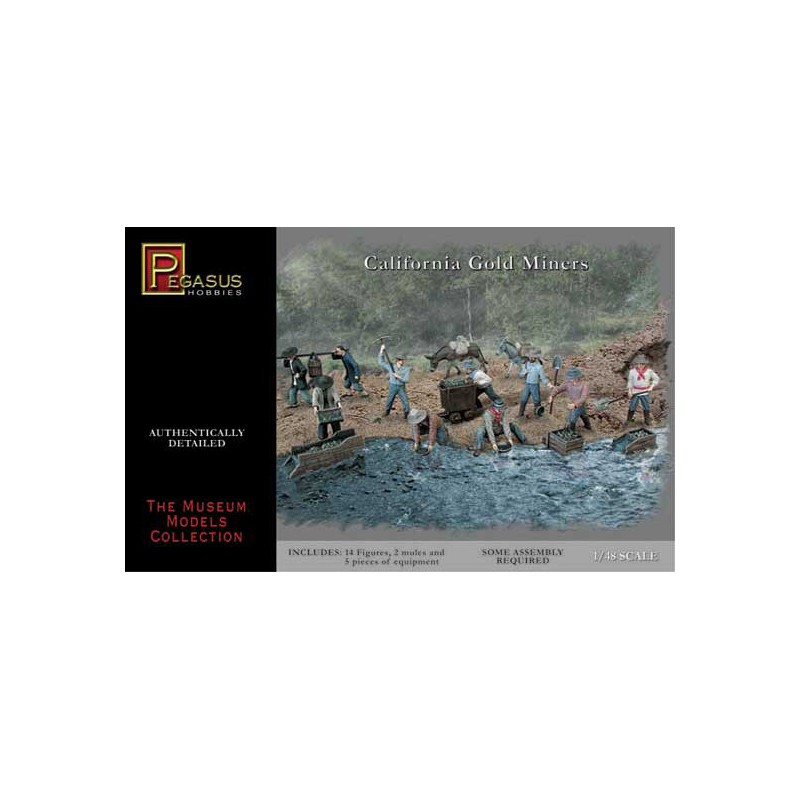 Gold researchers figurine in California | Scientific-MHD