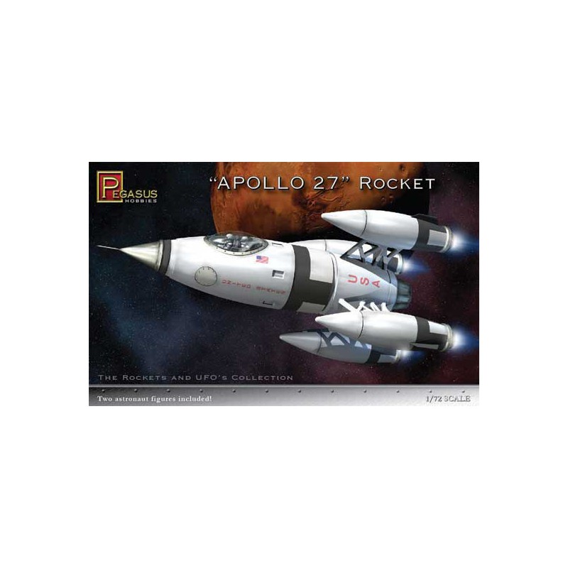 Apollo 27 Rocket Ship 1/72 plastic science fiction model | Scientific-MHD
