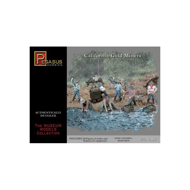 Gold researchers figurine in California | Scientific-MHD