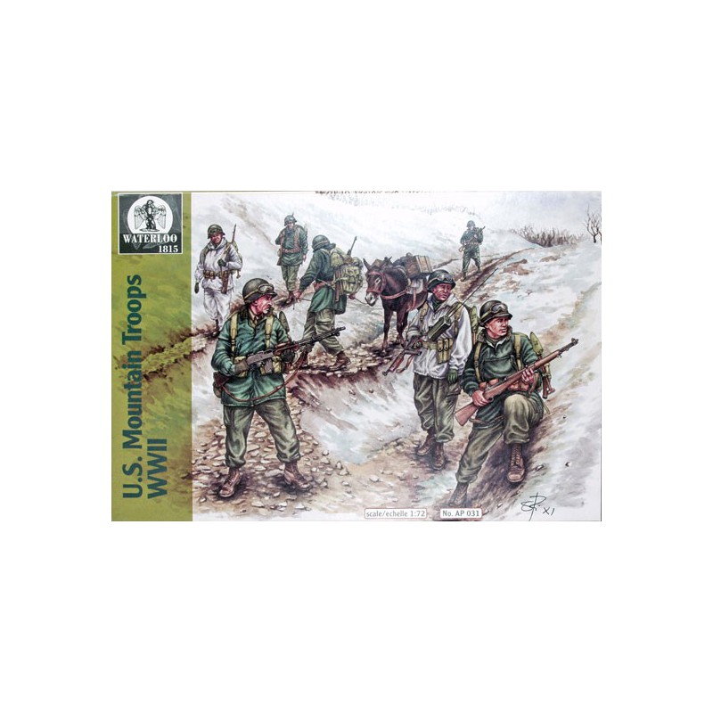 Figurine troops mounted US wwii1/72 | Scientific-MHD