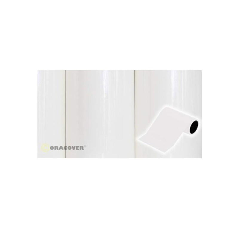 Oracover oratrim white width 9.5cm x 2m | Scientific-MHD