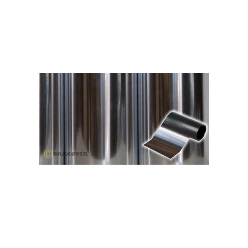 Oracover Oratrim Chrome Width 9.5cm x 2m | Scientific-MHD