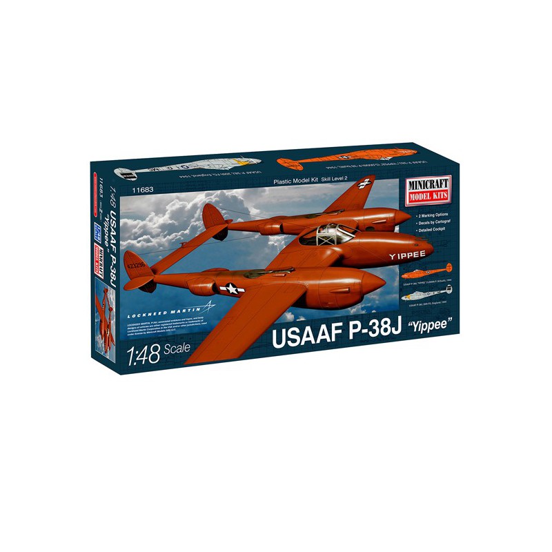 P-38 USAF plastic model 1/48 | Scientific-MHD