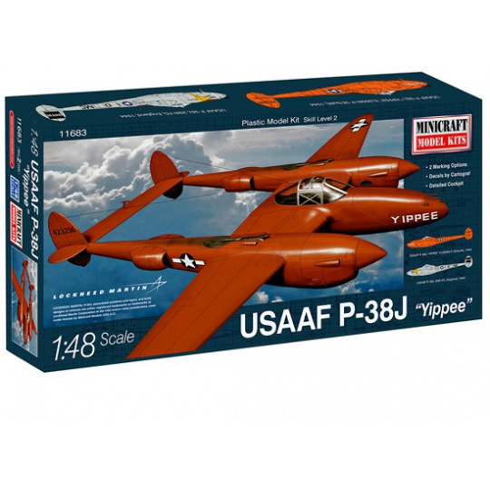 P-38 USAF plastic model 1/48 | Scientific-MHD
