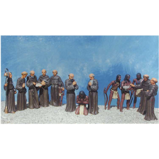 Padres & Indian figurine Calif. 1/48 | Scientific-MHD