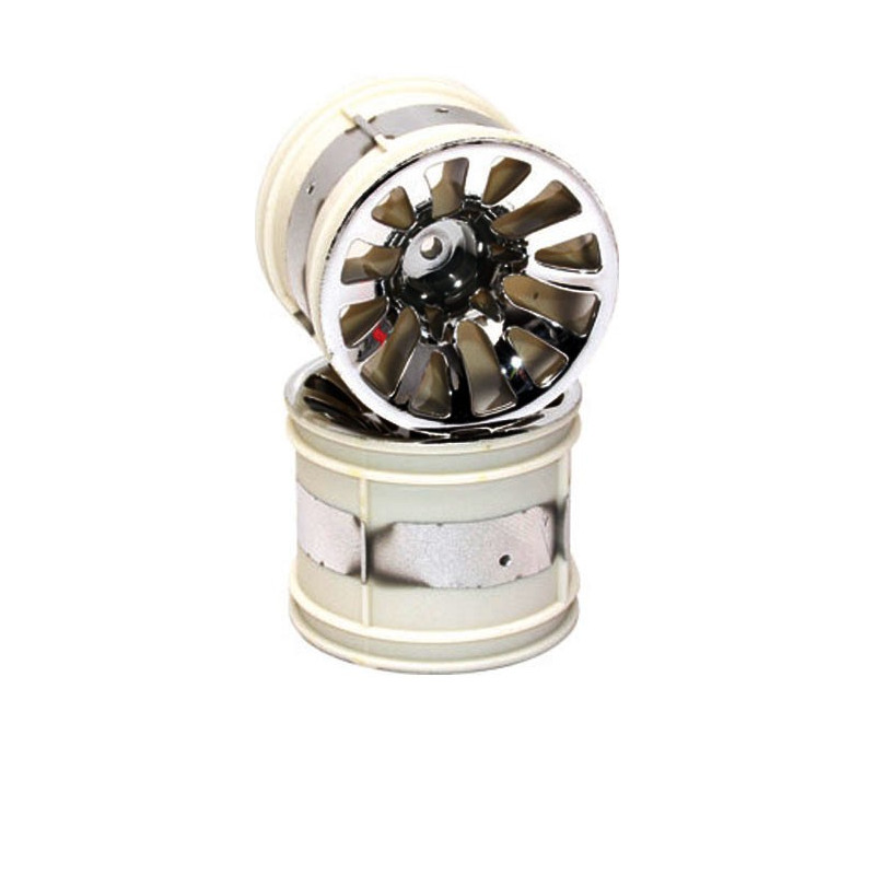 Radio -controlled car accessories CHROME BUGGY 1/10 rims | Scientific-MHD