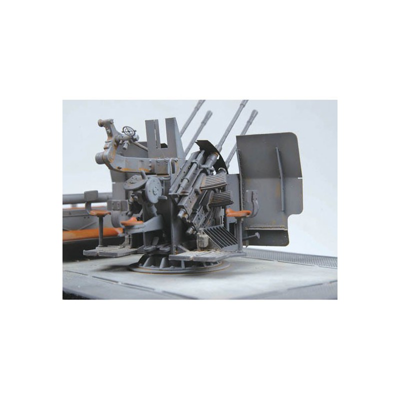 Plastic tank model 2cm Flakvierling 38 | Scientific-MHD