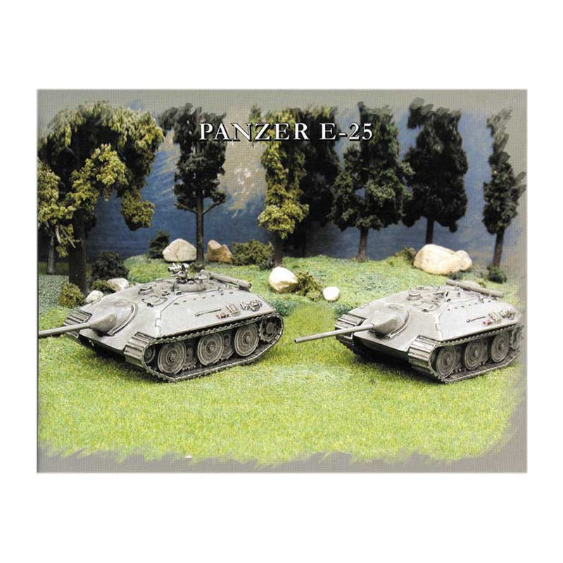 Panzer E-25 plastic tank model (2pcs) 1/72 | Scientific-MHD