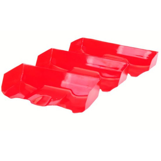 Accessories for Radiocommented car Aileron Plastic 1/10 (3 pcs) | Scientific-MHD