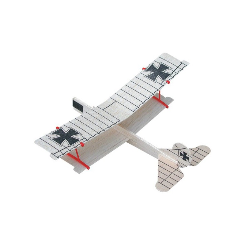 Biplane radio -free free flight aircraft | Scientific-MHD