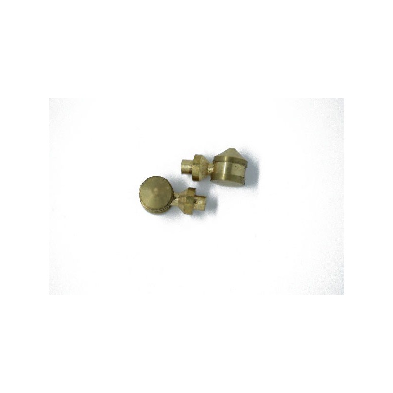 Brass stripped flap with 7x9mm brass flagship (2pcs) | Scientific-MHD