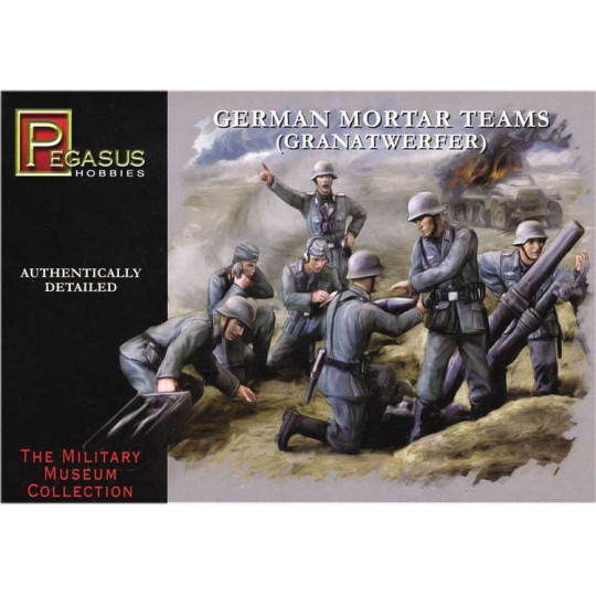 Figurine pce mortar all. + Artill 1/72 | Scientific-MHD