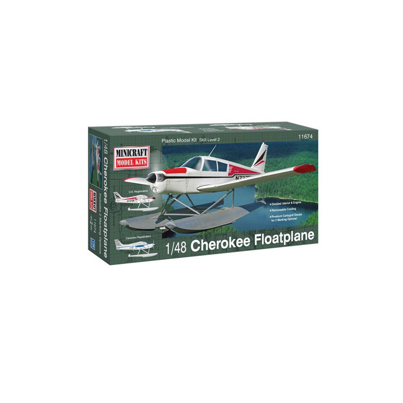 Plastic plastic model Piper Cherokee Hydravion 1/48 | Scientific-MHD