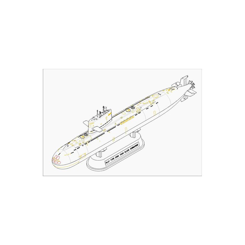 Plastic boat model type 039a yuan class submarine | Scientific-MHD