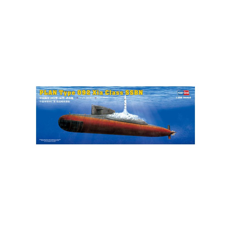 Plastic boat model type 092 Xia Class Submarine | Scientific-MHD