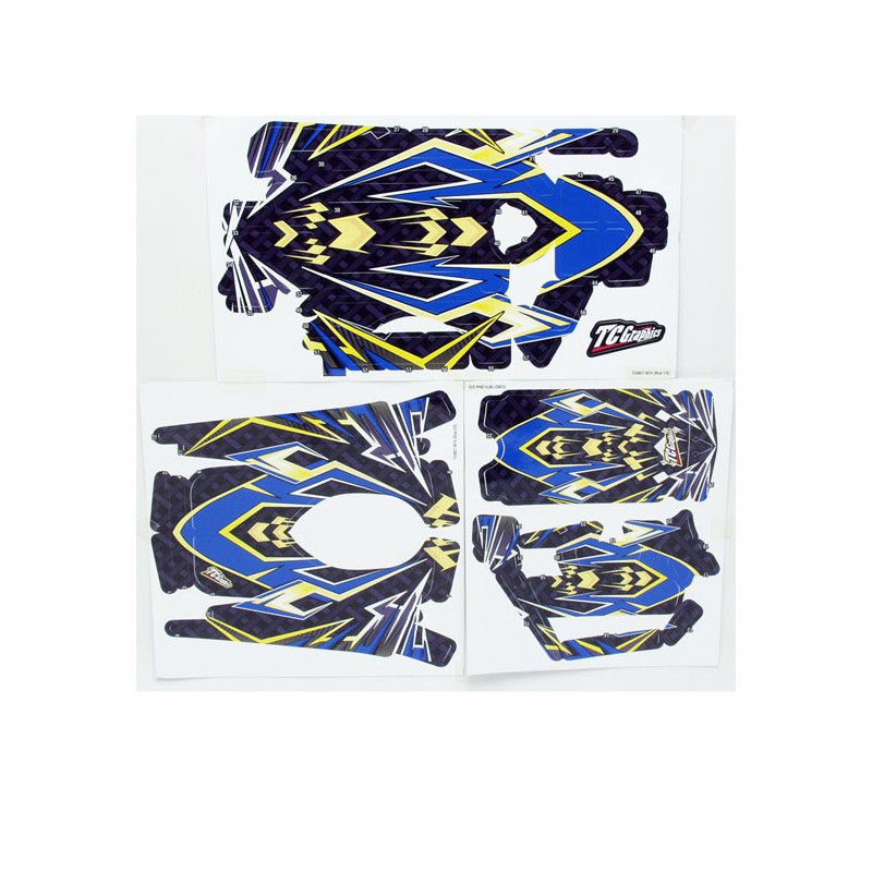 Blue decorative sticker accessory mt4 | Scientific-MHD