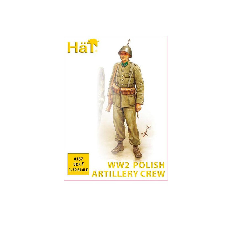 Polish artillery figurine ww2 1/72 | Scientific-MHD