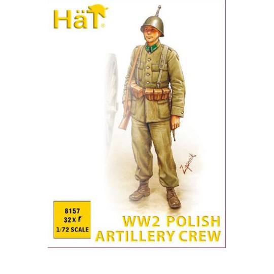 Polish artillery figurine ww2 1/72 | Scientific-MHD