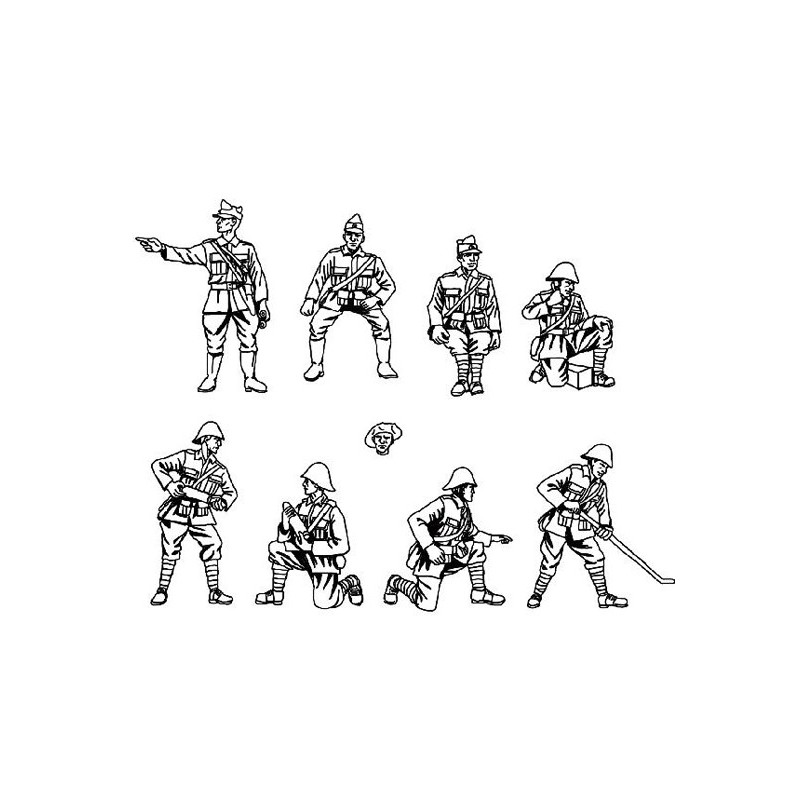 Romanian artillery figurine ww2 1/72 | Scientific-MHD