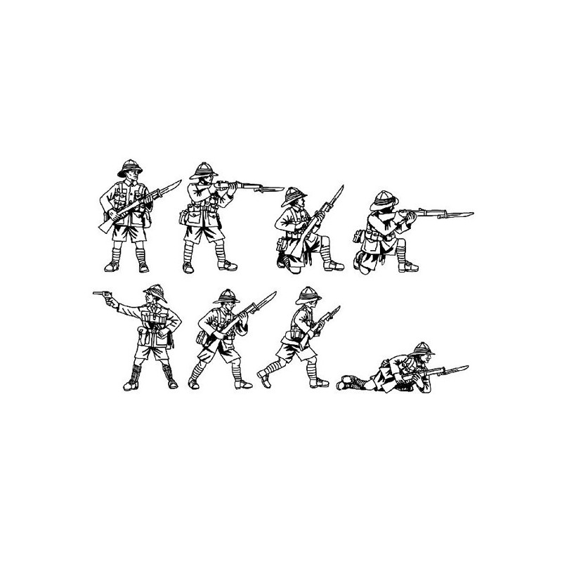 British infantry figurine wwi 1/72 | Scientific-MHD