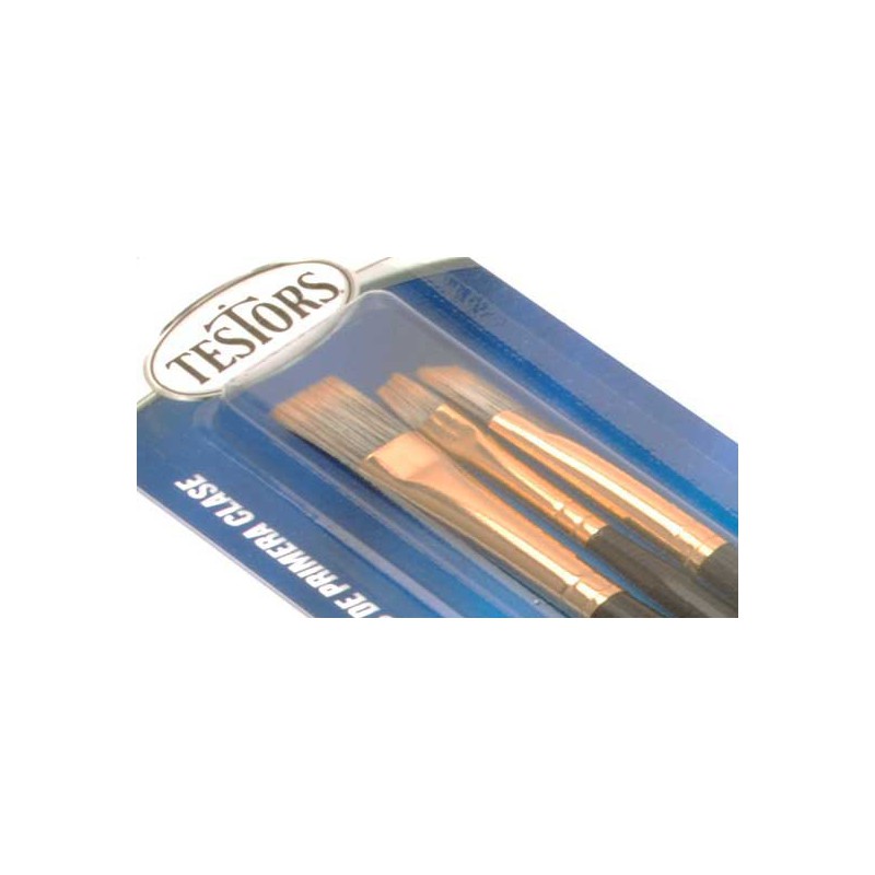 Brush game of 3 red sand brushes | Scientific-MHD