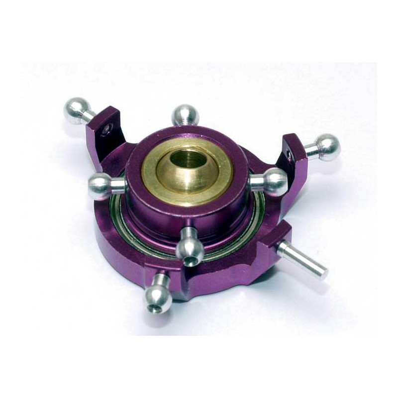 Accessory for radio -controlled helicopter cyclic platter in aluminum | Scientific-MHD