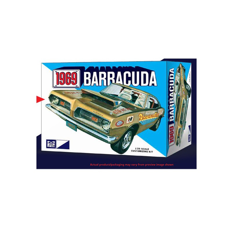 Plymouth Barracuda 1/25 plastic car cover | Scientific-MHD