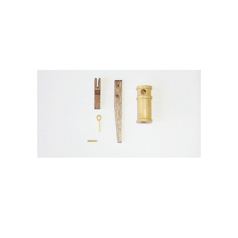 Wooden pump boat fitting h. 15mm | Scientific-MHD