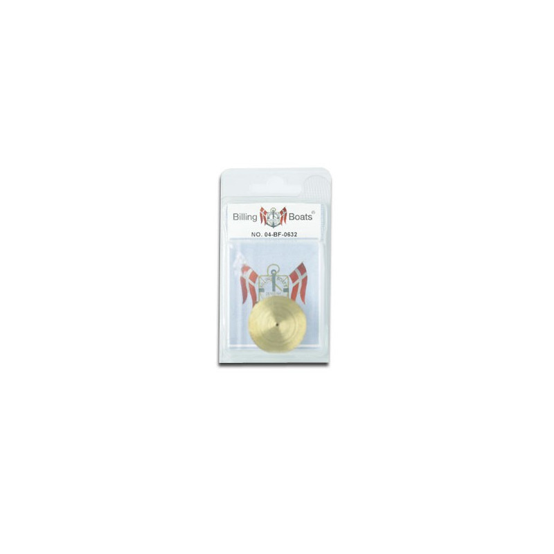 Brass wrapping doll with brass tinner 16x32mm brass (1pc) | Scientific-MHD