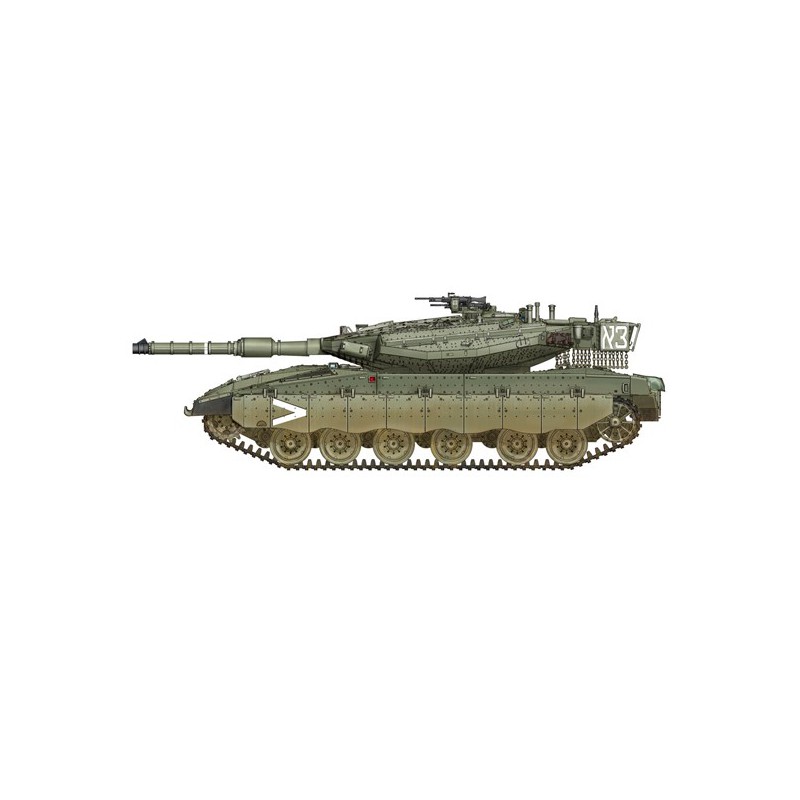 Plastic tank model Idf Merkava MK IIID 1/72 | Scientific-MHD