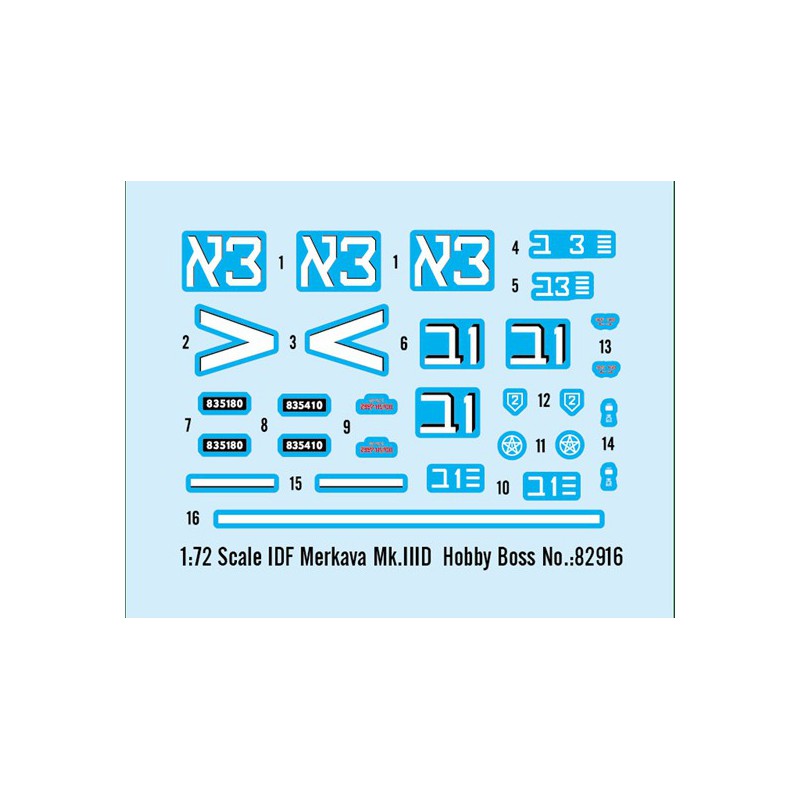 Plastic tank model Idf Merkava MK IIID 1/72 | Scientific-MHD