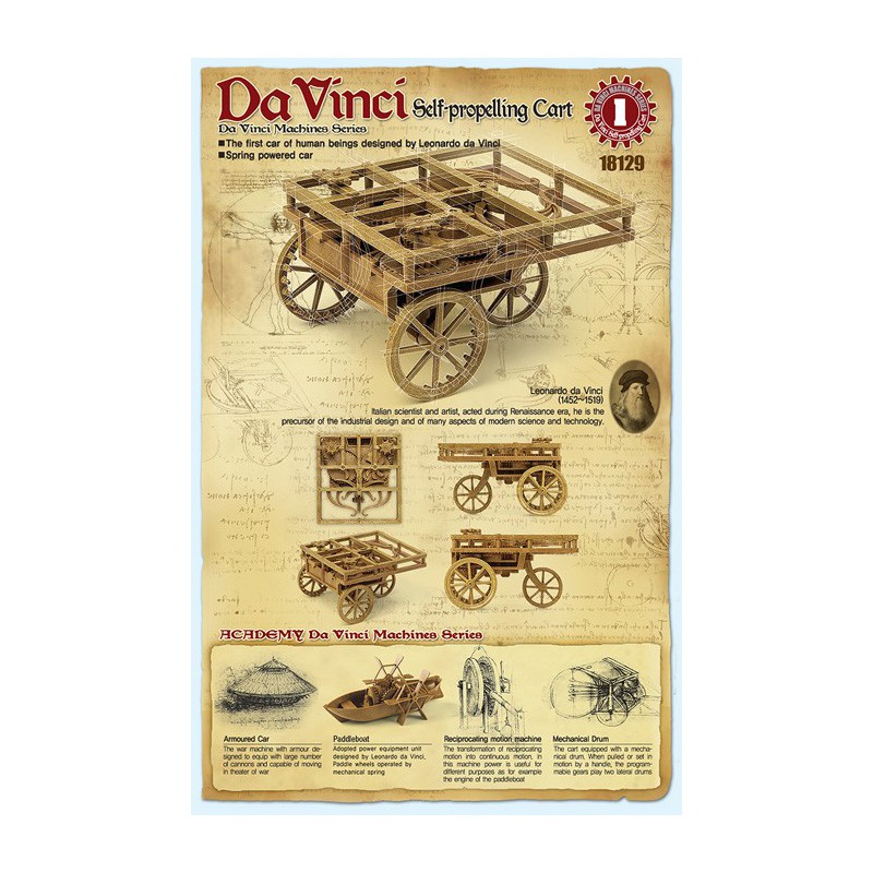 Educational plastic model Machine Leonard de Vinci 1 | Scientific-MHD