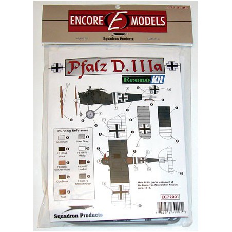 Plastic plane model Econo Kit Pfalz DIII at 1/72 | Scientific-MHD Plastic plane model Econo Kit Pfalz DIII at 1/72 | Scientific-MHD